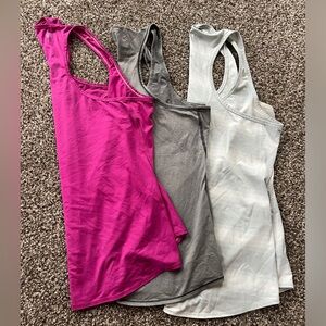 Bundle of 3 Athleta tank tops size Large